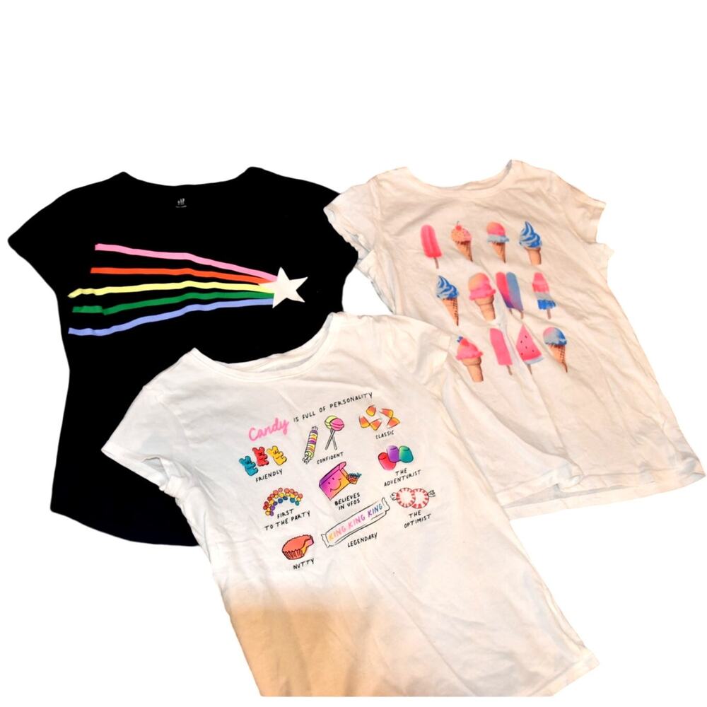 Gap Kids, Lot of 2 S/S Graphic Tees, XXL 14/16